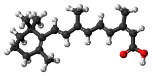 La isotretinoina es un derivado del acido retinoico